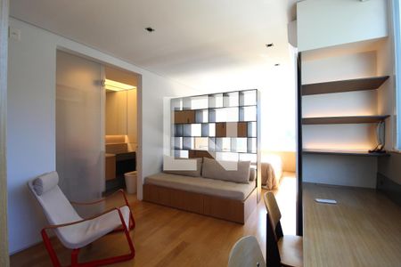Sala/Cozinha de apartamento para alugar com 1 quarto, 38m² em Vila Nova Conceição, São Paulo