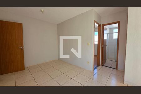 Sala/cozinha de apartamento à venda com 2 quartos, 43m² em Lundcéia, Lagoa Santa