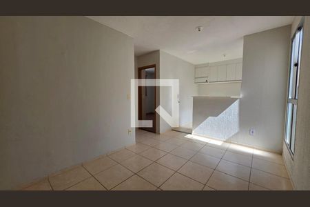 Sala/cozinha de apartamento à venda com 2 quartos, 43m² em Lundcéia, Lagoa Santa