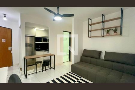 Sala de apartamento para alugar com 1 quarto, 40m² em Cerqueira César, São Paulo