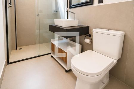 Banheiro de apartamento para alugar com 1 quarto, 49m² em Bela Vista, São Paulo