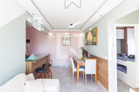 Sala  de apartamento à venda com 2 quartos, 49m² em Jaguaribe, Osasco