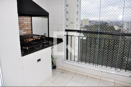 Detalhe - Varanda da Sala e Sala de Jantar de apartamento para alugar com 3 quartos, 81m² em Vila Cruz das Almas, São Paulo