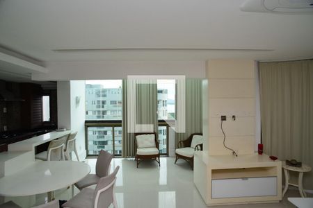 Sala de apartamento para alugar com 3 quartos, 197m² em Barra da Tijuca, Rio de Janeiro