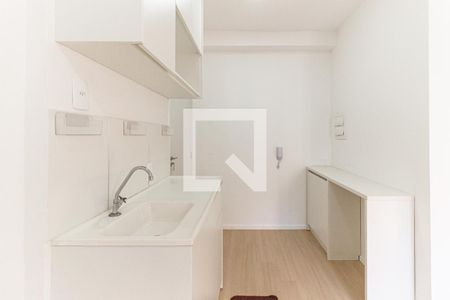 Cozinha de kitnet/studio à venda com 1 quarto, 21m² em República, São Paulo