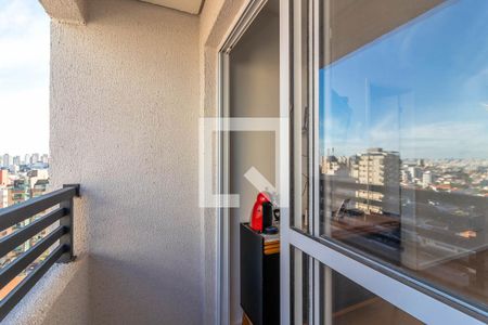 Varanda da Sala de apartamento para alugar com 1 quarto, 32m² em Vila Pauliceia, São Paulo