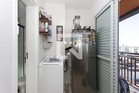 Sala e Cozinha de apartamento à venda com 1 quarto, 27m² em Tatuapé, São Paulo