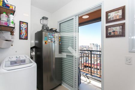 Sala e Cozinha de apartamento à venda com 1 quarto, 27m² em Tatuapé, São Paulo