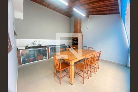 Espaço gourmet com churrasqueira de casa à venda com 2 quartos, 166m² em Jardim Copacabana, São Bernardo do Campo