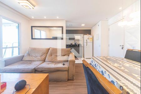 Sala de apartamento à venda com 2 quartos, 51m² em Vila Curuçá, Santo André