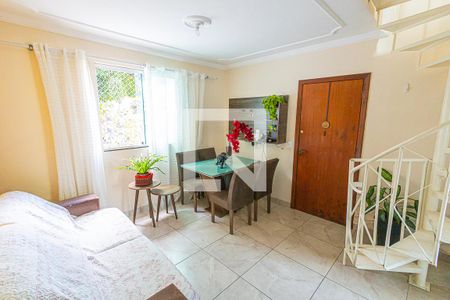 Sala de apartamento à venda com 2 quartos, 110m² em São Gabriel, Belo Horizonte