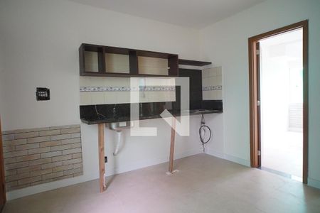 Sala _Cozinha  de apartamento à venda com 2 quartos, 40m² em Humaitá, Porto Alegre