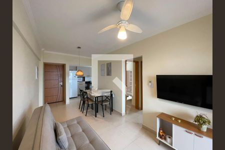 Sala de apartamento para alugar com 2 quartos, 53m² em Vila Caiçara, Praia Grande