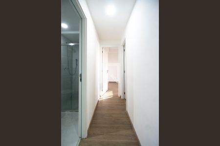 Corredor dos quartos de apartamento para alugar com 2 quartos, 68m² em Tatuapé, São Paulo