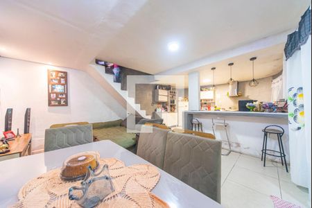 Sala de casa para alugar com 3 quartos, 88m² em Vila Homero Thon, Santo André