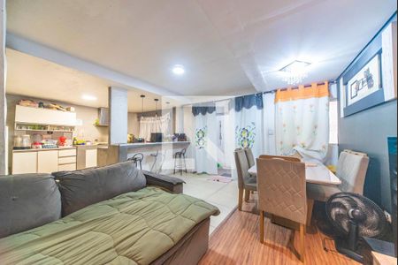 Sala de casa para alugar com 3 quartos, 88m² em Vila Homero Thon, Santo André