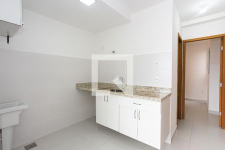 Cozinha de apartamento para alugar com 1 quarto, 30m² em Vila Antonina, São Paulo