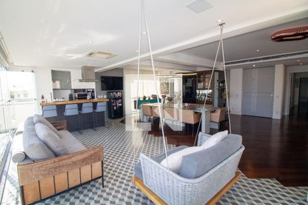 Sala de apartamento para alugar com 3 quartos, 200m² em Campo Belo, São Paulo