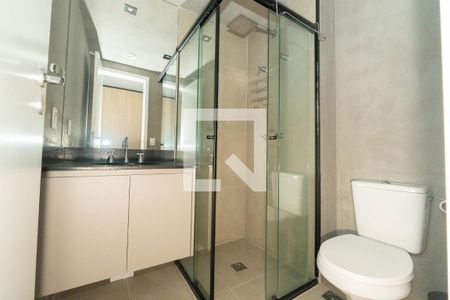 Banheiro de kitnet/studio à venda com 1 quarto, 28m² em Consolação, São Paulo
