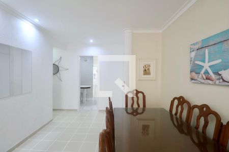 Sala de apartamento para alugar com 3 quartos, 103m² em Barra Funda, Guarujá