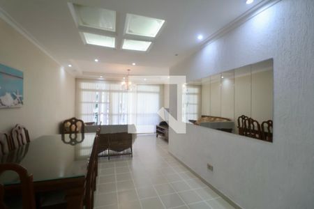 Sala de apartamento para alugar com 3 quartos, 103m² em Barra Funda, Guarujá