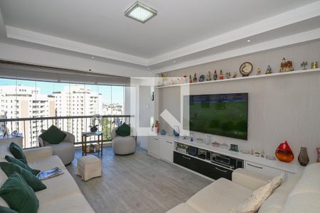 Sala de apartamento para alugar com 3 quartos, 120m² em Chácara Agrindus, Taboão da Serra