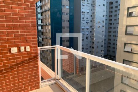 Varanda da Sala de kitnet/studio para alugar com 1 quarto, 47m² em Boqueirão, Santos