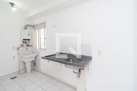 Sala/cozinha de apartamento para alugar com 2 quartos, 53m² em Humaitá, Porto Alegre