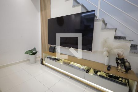 Sala de apartamento à venda com 2 quartos, 100m² em Vila Eldizia, Santo André