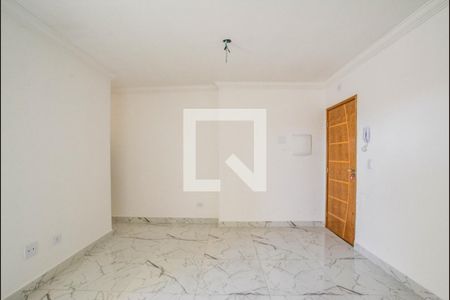 Sala/Cozinha de apartamento à venda com 2 quartos, 51m² em Vila Homero Thon, Santo André