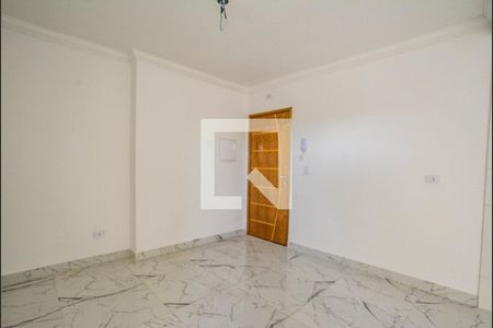 Sala/Cozinha de apartamento à venda com 2 quartos, 51m² em Vila Homero Thon, Santo André