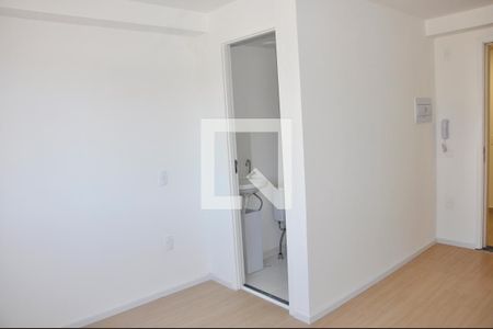Detalhe - Kitnet / studio - Quarto e Cozinha de apartamento para alugar com 1 quarto, 17m² em Vila Arcadia, São Paulo