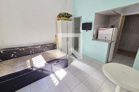 Sala de kitnet/studio para alugar com 1 quarto, 30m² em Cidade Ocian, Praia Grande