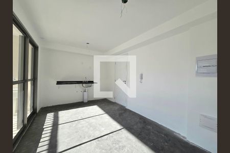 Sala/Cozinha de apartamento à venda com 1 quarto, 37m² em Indianópolis, São Paulo