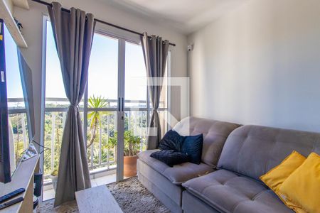 Sala de apartamento para alugar com 3 quartos, 52m² em Jardim Marilu, Cotia