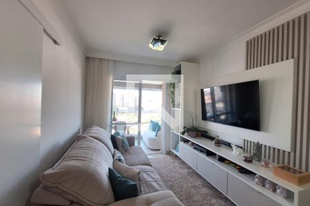 Sala de apartamento à venda com 3 quartos, 100m² em Jardim, Santo André