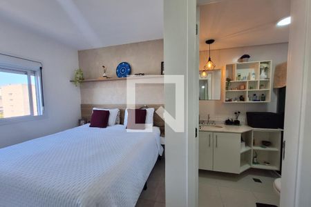 Suíte de apartamento à venda com 3 quartos, 100m² em Jardim, Santo André