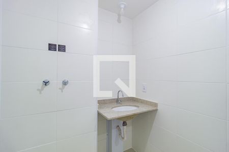 Banheiro de kitnet/studio à venda com 1 quarto, 24m² em Alto da Mooca, São Paulo