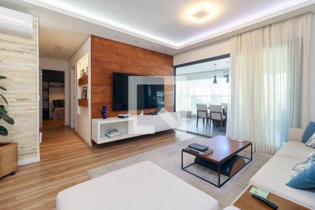 Sala de apartamento à venda com 3 quartos, 117m² em Campo Belo, São Paulo