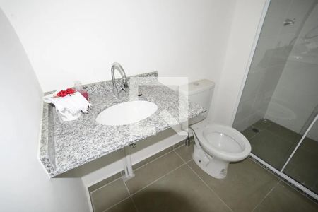 Banheiro de kitnet/studio à venda com 1 quarto, 27m² em Vila Mariana, São Paulo