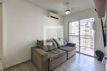 Sala de apartamento para alugar com 2 quartos, 72m² em Vila Assuncao, Praia Grande