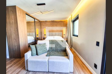 Sala/Quarto de apartamento para alugar com 1 quarto, 32m² em Higienópolis, São Paulo