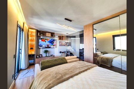 Sala/Quarto de apartamento para alugar com 1 quarto, 32m² em Higienópolis, São Paulo