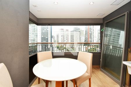sala de jantar de apartamento para alugar com 1 quarto, 38m² em Vila Anglo Brasileira, São Paulo