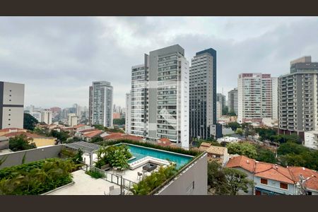 Vista da Varanda de apartamento para alugar com 1 quarto, 37m² em Vila Anglo Brasileira, São Paulo