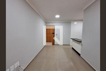 Sala  de apartamento para alugar com 2 quartos, 50m² em Vila Linda, Santo André