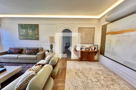 Sala de apartamento à venda com 2 quartos, 90m² em Leblon, Rio de Janeiro