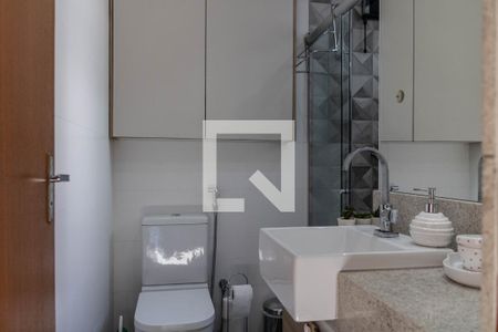 Banheiro da Suíte de apartamento à venda com 3 quartos, 118m² em Calafate, Belo Horizonte