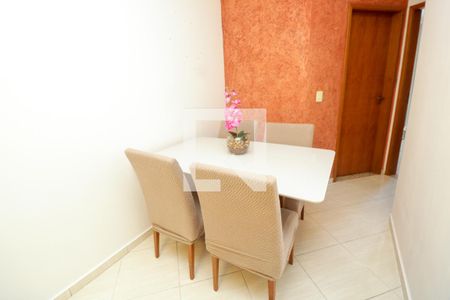 Sala de Jantar de apartamento à venda com 2 quartos, 55m² em Vila Luzita, Santo André
