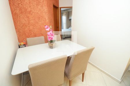Sala de Jantar de apartamento à venda com 2 quartos, 55m² em Vila Luzita, Santo André